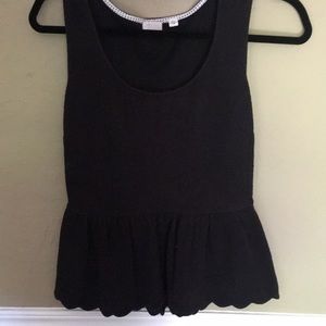 Anthropologie Scalloped Tank